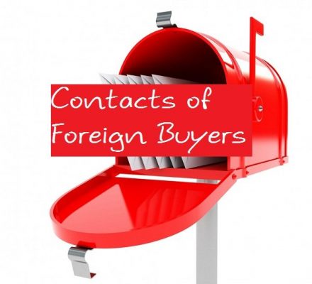 contacts of foreign buyers
